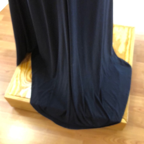 Navy prom dress with rhinestones - Picture 6 of 8